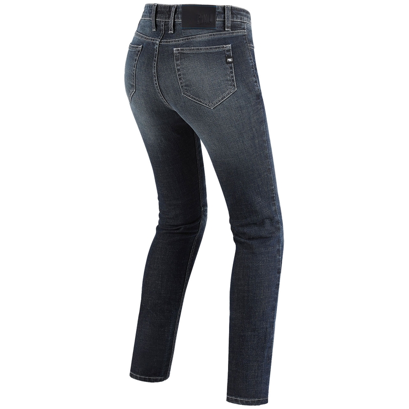 Jeans moto donna PMJ Rider Blu Saldi