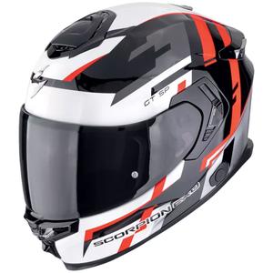 Casco moto integrale Scorpion EXO-GT SP AIR TORNADO nero-rosso