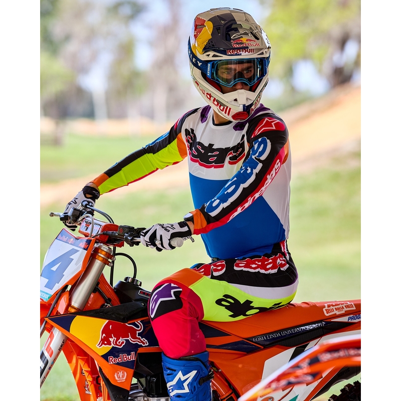 Maglia da motocross Alpinestars Supertech SX edizione limitata HAY multicolore