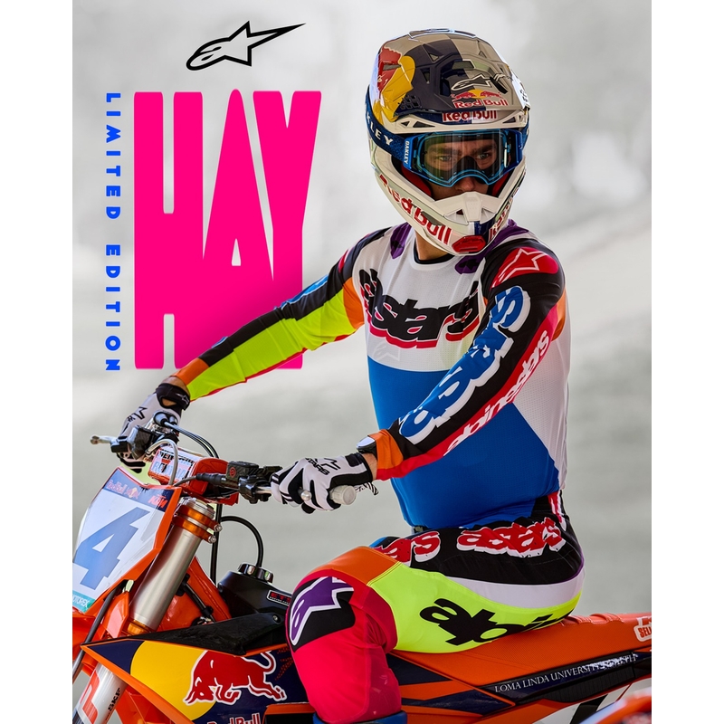 Maglia da motocross Alpinestars Supertech SX edizione limitata HAY multicolore