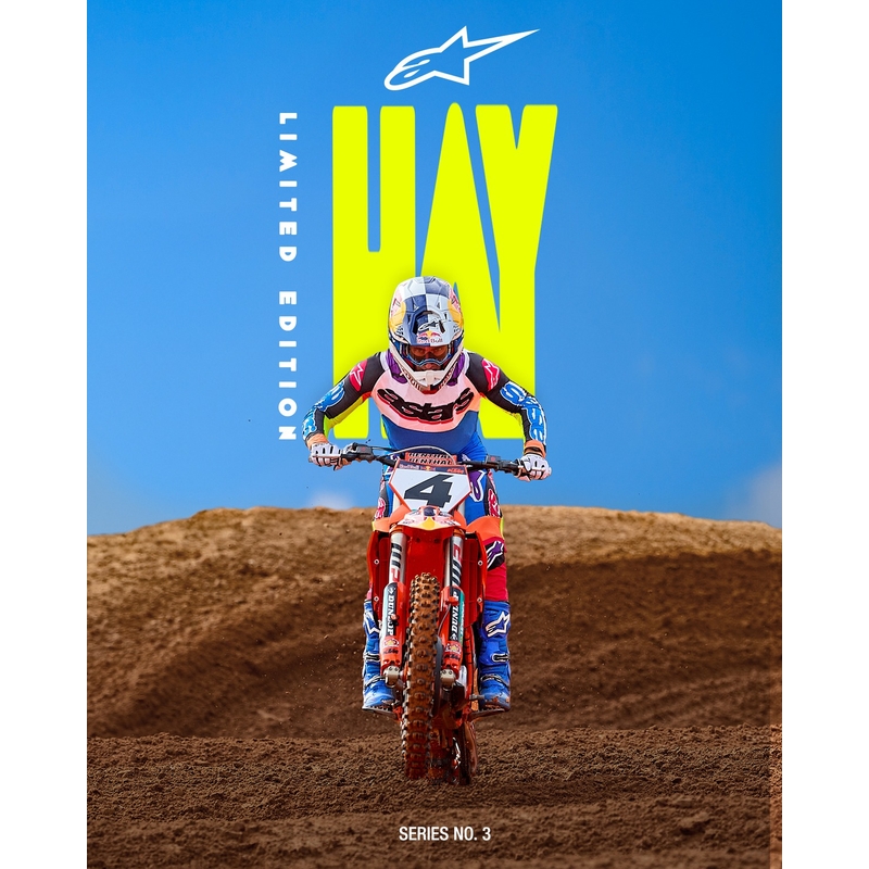 Maglia da motocross Alpinestars Supertech SX edizione limitata HAY multicolore
