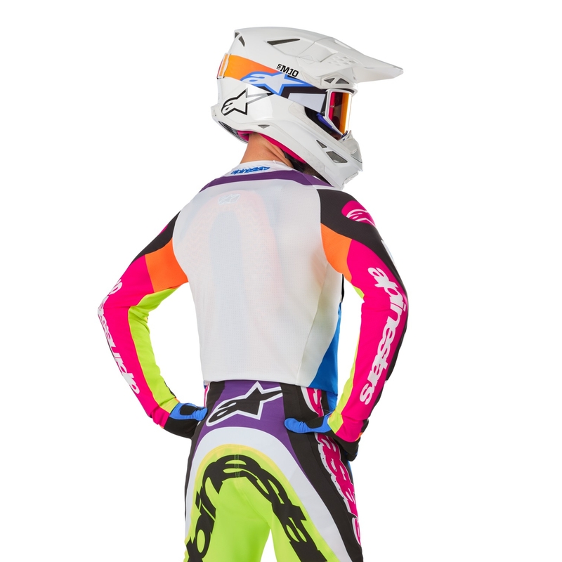 Maglia da motocross Alpinestars Supertech SX edizione limitata HAY multicolore