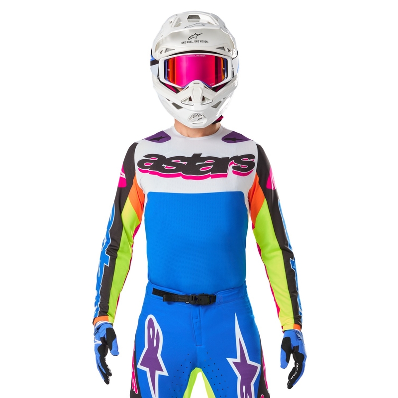 Maglia da motocross Alpinestars Supertech SX edizione limitata HAY multicolore
