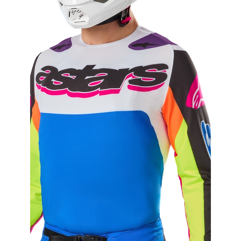 Maglia da motocross Alpinestars Supertech SX edizione limitata HAY multicolore