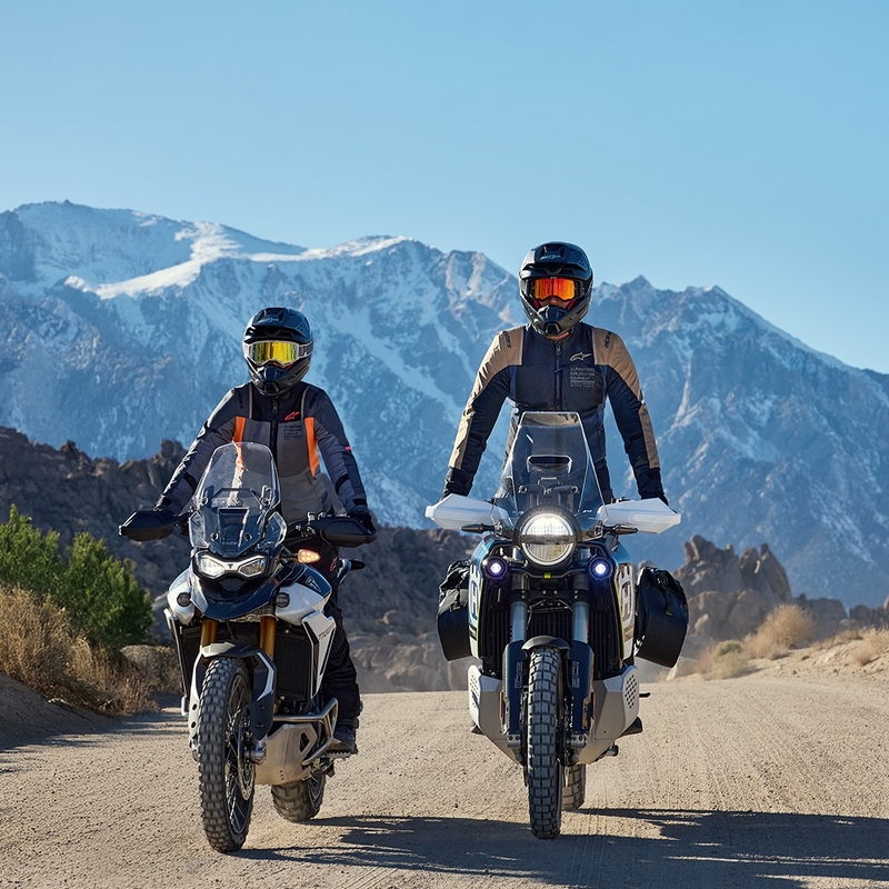 Giacca da moto Alpinestars ST-2 Air blu scuro-cachi scuro-nero