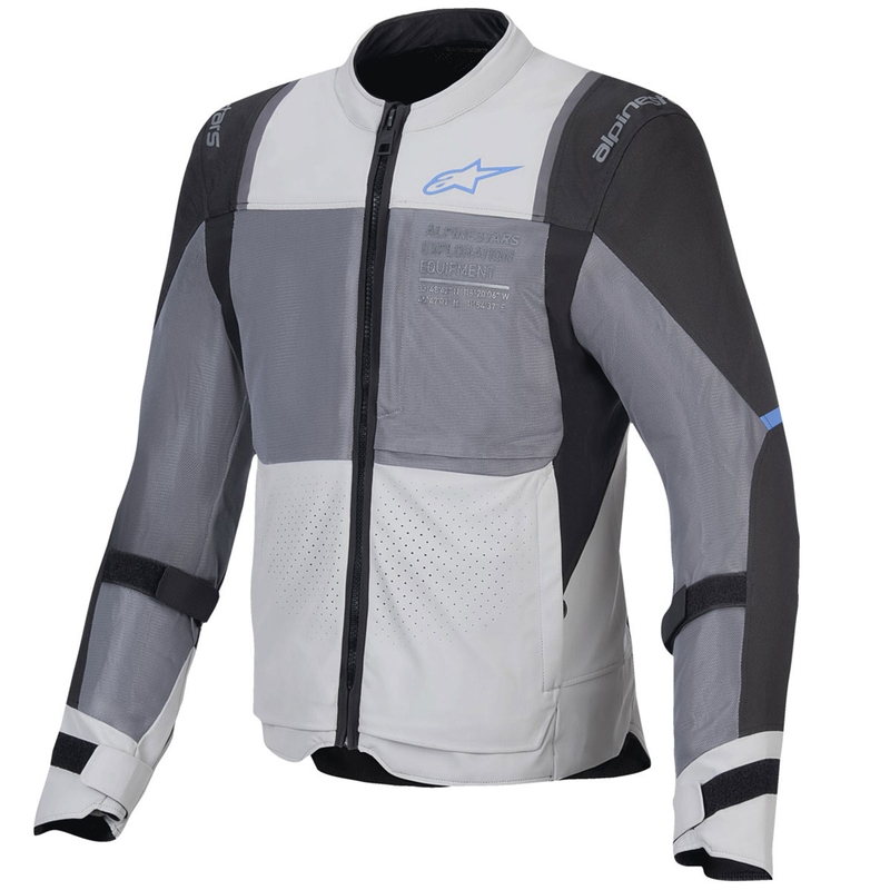 Giacca da moto Alpinestars ST-2 Air grigio chiaro-grigio-nero