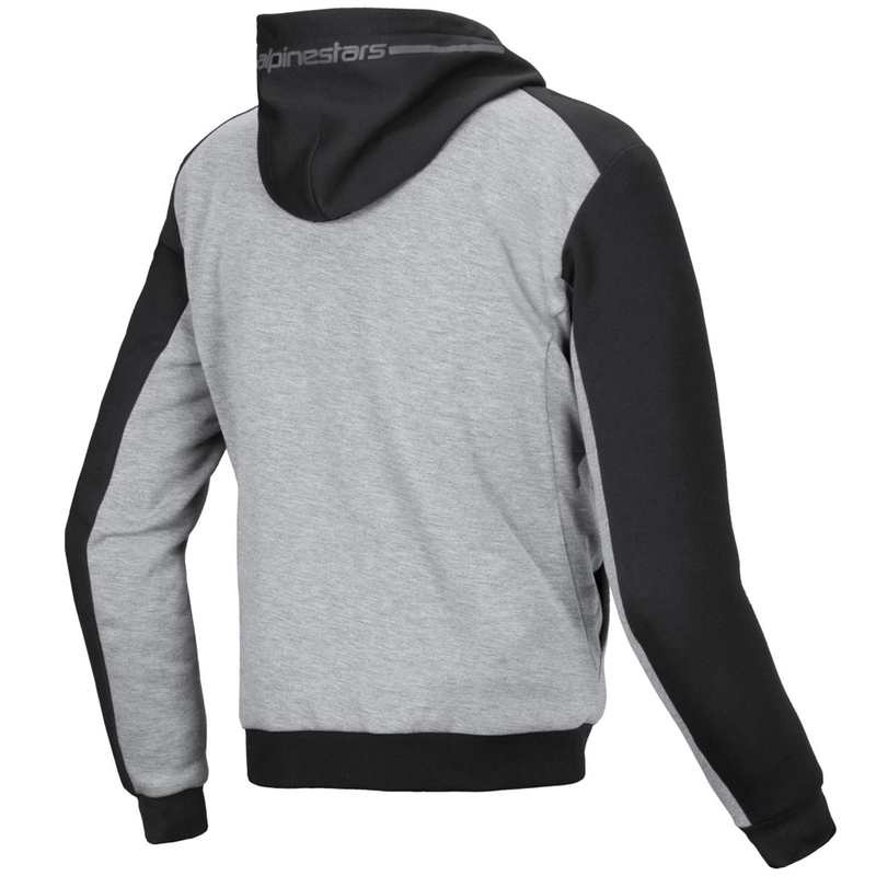 Felpa da moto Alpinestars Chrome V2 Sport grigio-nero-blu