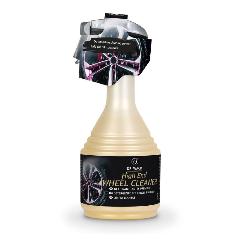 Detergente per cerchioni in gel che reagisce con contaminanti ferrosi Dr. Wack High End Wheel Cleaner 750 ml