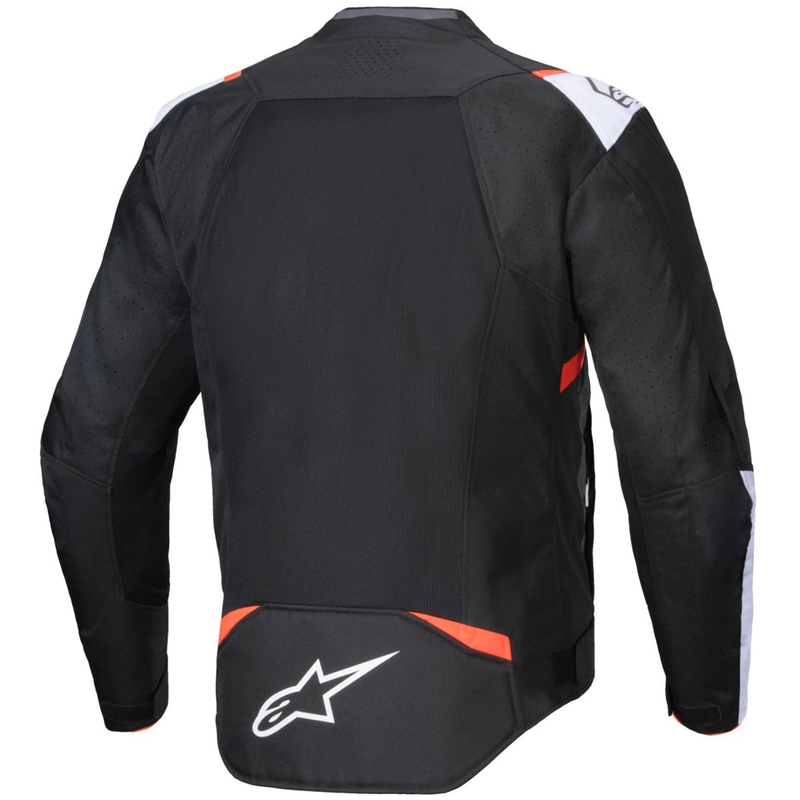 Giacca da moto Alpinestars T-SPS Air V2 nero-bianco-rosso fluo