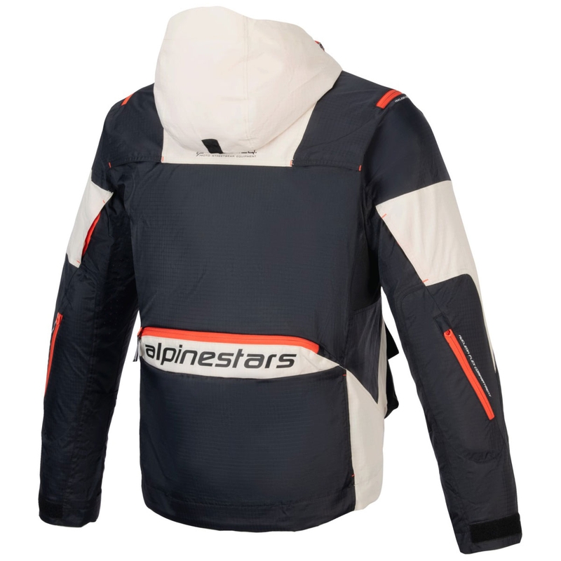 Giacca da moto Alpinestars MOGRESS AIR nero-mandorla-arancione
