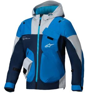 Giacca da moto Alpinestars MOGRESS AIR blu-blu scuro-grigio