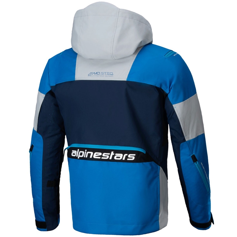 Giacca da moto Alpinestars MOGRESS AIR blu-blu scuro-grigio
