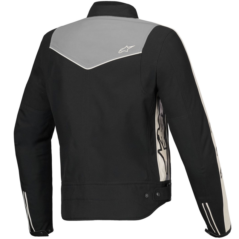 Alpinestars Stella T-Dyno Giacca da moto da donna resistente all'acqua Nero-Grigio scuro-Grigio-Beige