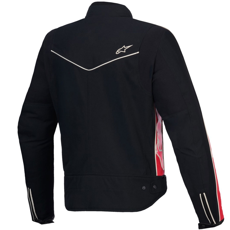 Alpinestars Stella T-Dyno Giacca da moto da donna resistente all'acqua Nero-Rosso-Rosa