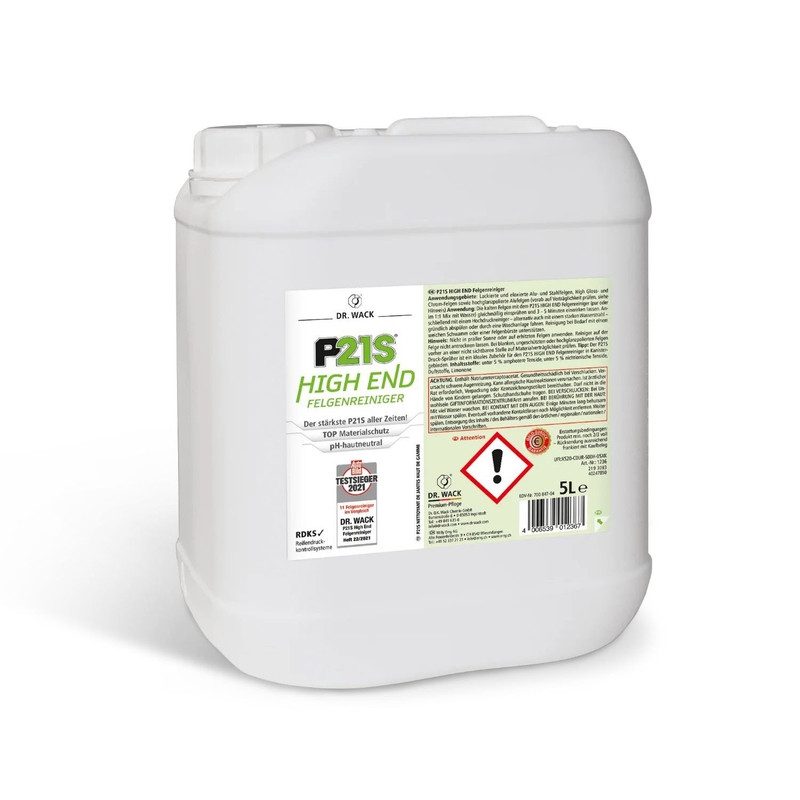 Detergente per cerchi in gel che reagisce con contaminanti ferrosi Dr. Wack High End Wheel Cleaner 5 l