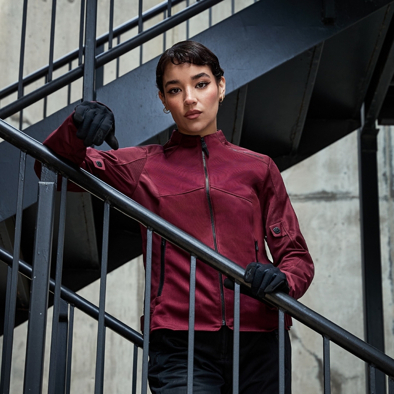 Giacca da moto donna Alpinestars STELLA C-1 AIR viola
