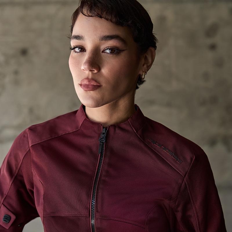 Giacca da moto donna Alpinestars STELLA C-1 AIR viola