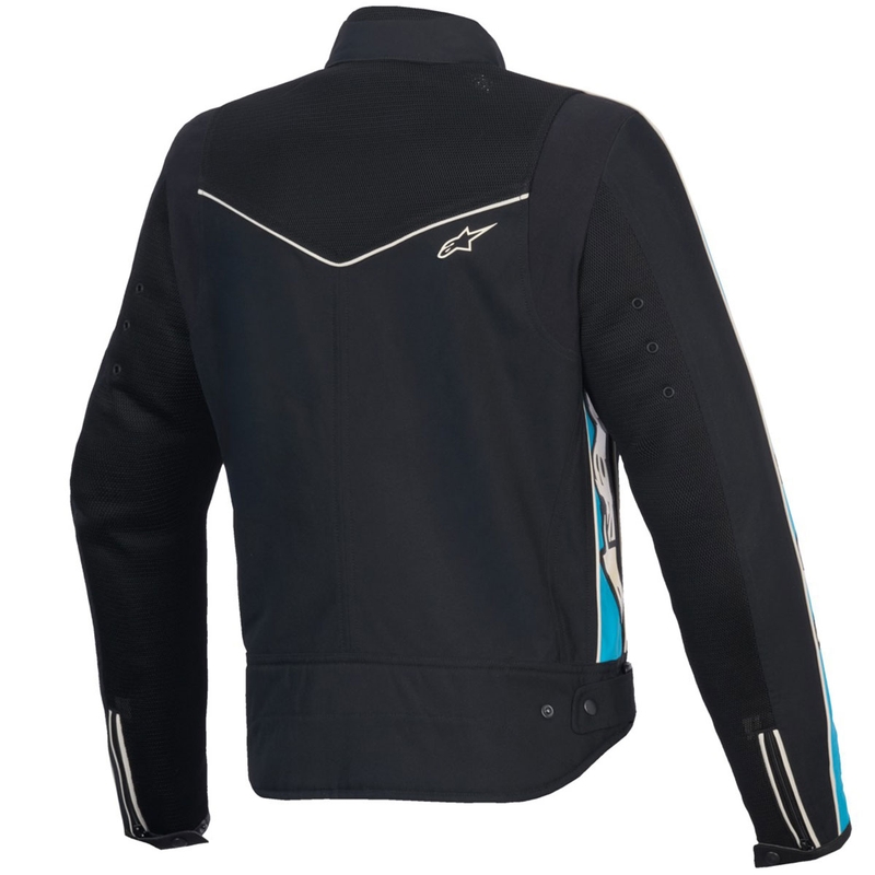 Giacca da moto Alpinestars STELLA T-DYNO AIR da donna nero-azzurro-beige