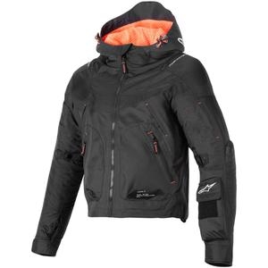 Giacca da moto donna Alpinestars MOLLY AIR nero-corallo fluo