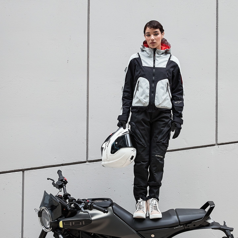 Giacca da moto Alpinestars MOLLY AIR da donna nero-mandorla