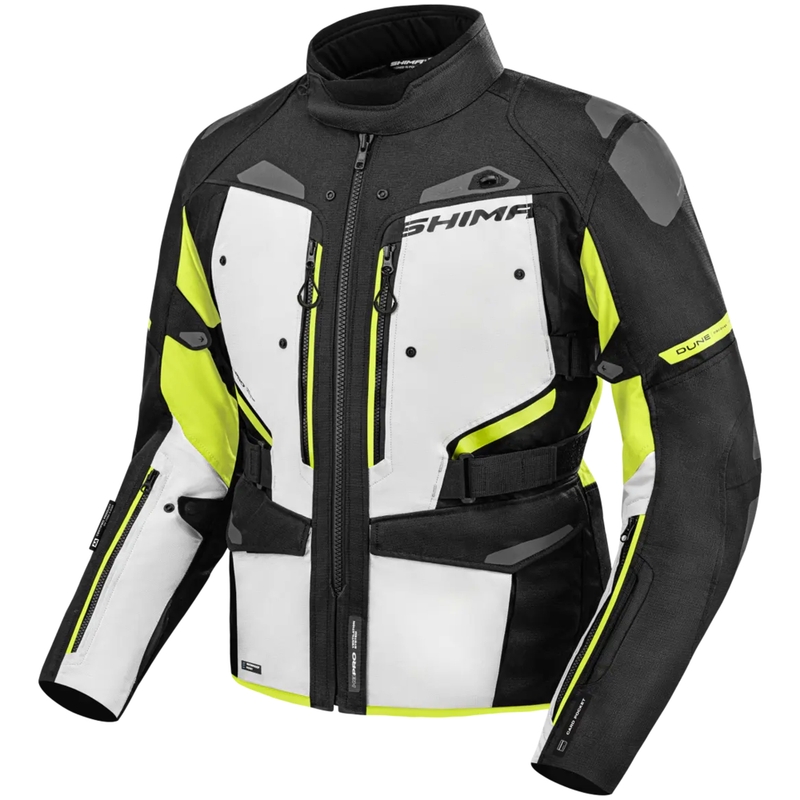 Giacca da moto Shima Dune giallo fluo