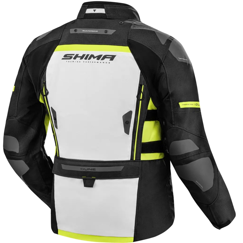 Giacca da moto Shima Dune giallo fluo