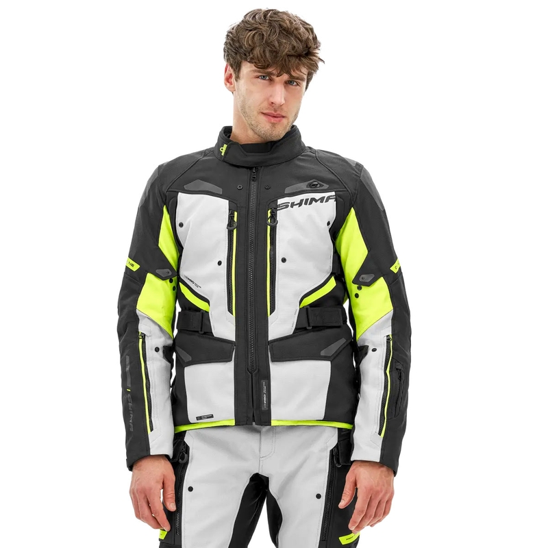 Giacca da moto Shima Dune giallo fluo