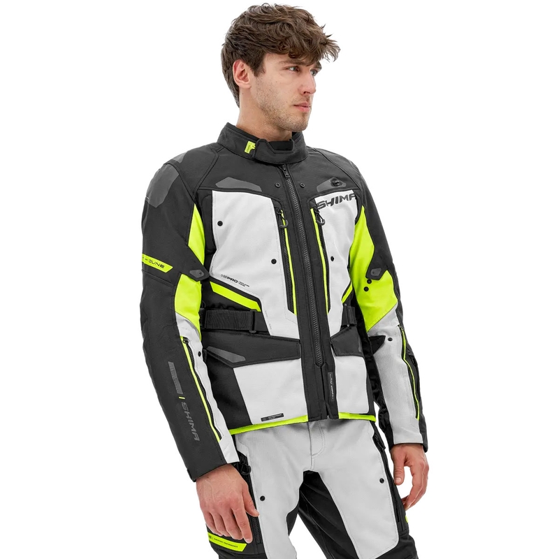 Giacca da moto Shima Dune giallo fluo