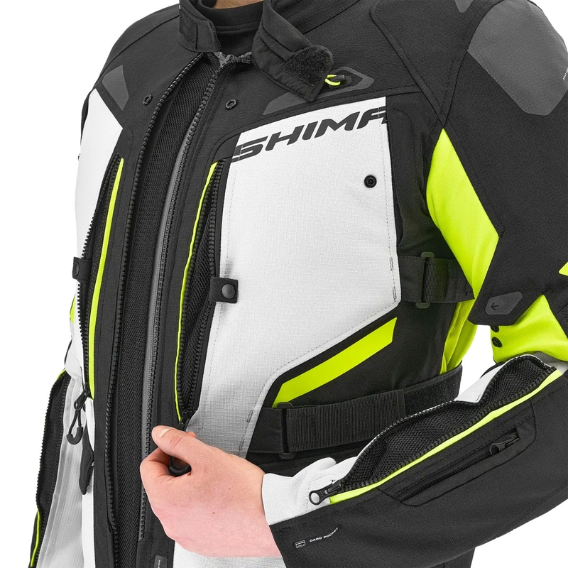 Giacca da moto Shima Dune giallo fluo
