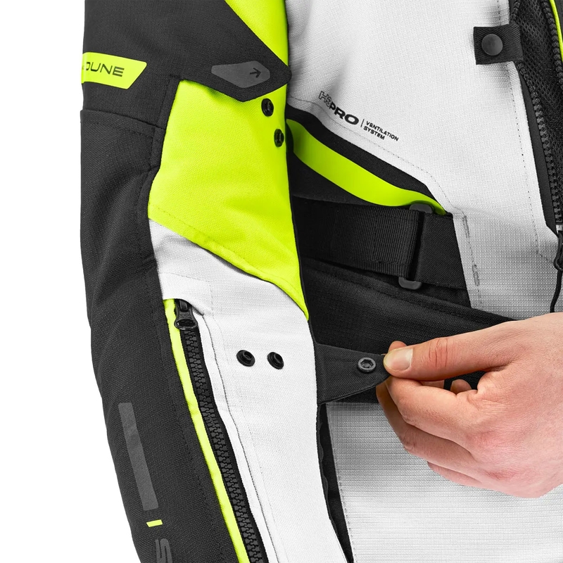 Giacca da moto Shima Dune giallo fluo