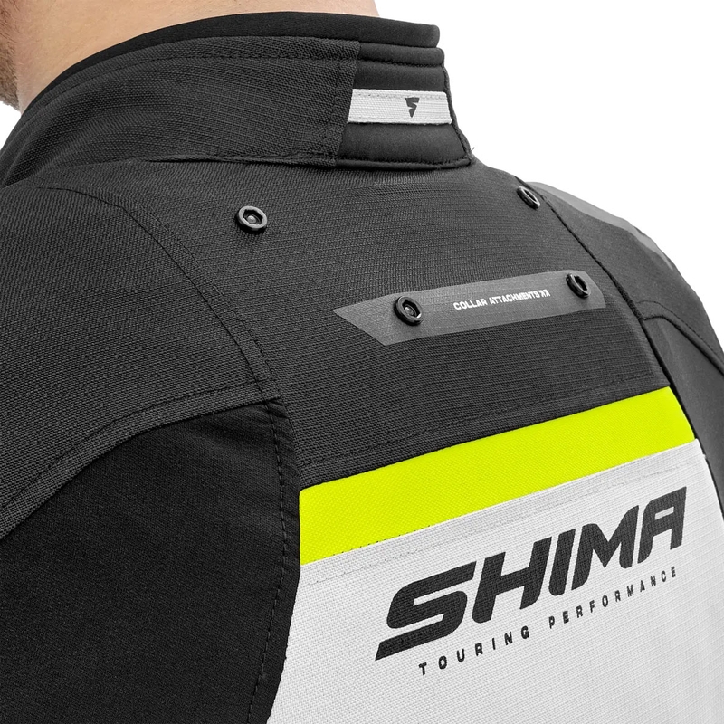 Giacca da moto Shima Dune giallo fluo