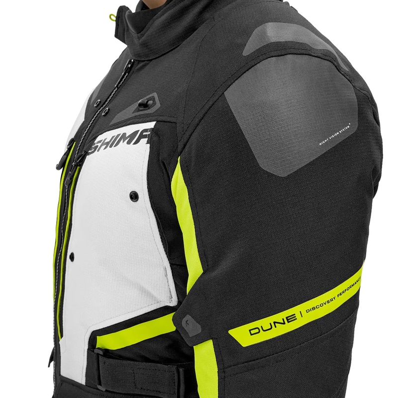 Giacca da moto Shima Dune giallo fluo