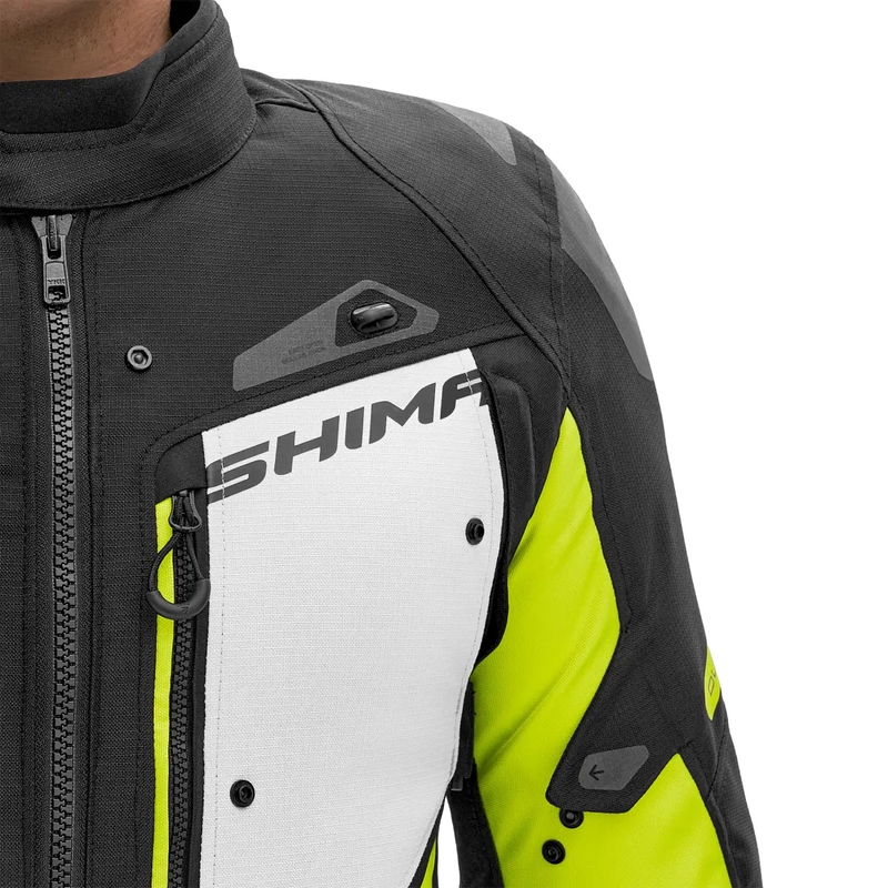 Giacca da moto Shima Dune giallo fluo