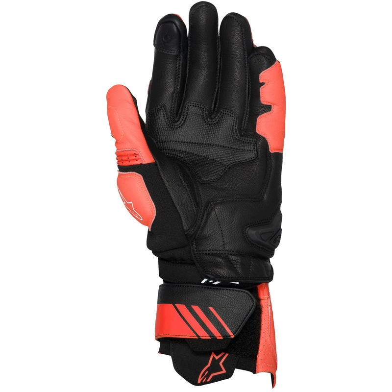 Guanti da moto Alpinestars GP Plus R V3 rosso-fluo rosso-nero