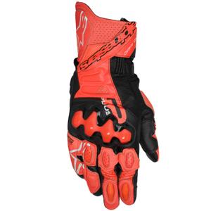 Guanti da moto Alpinestars GP Plus R V3 rosso-fluo rosso-nero