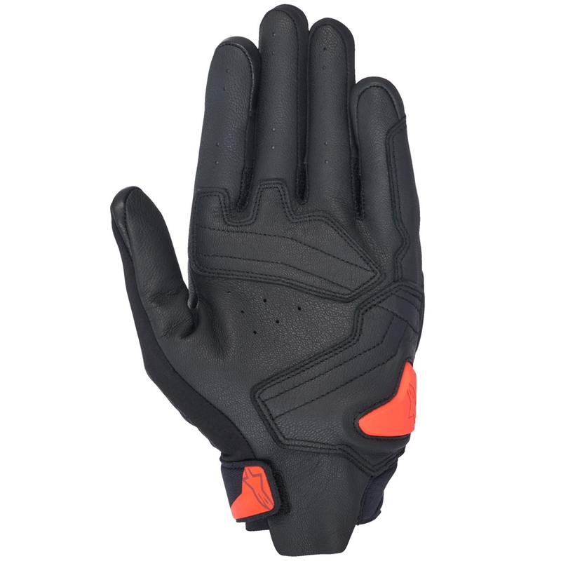 Guanti da moto Alpinestars SP X 7 nero-rosso scuro-rosso