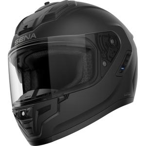 Casco integrale da moto SENA con cuffie Phantom, nero
