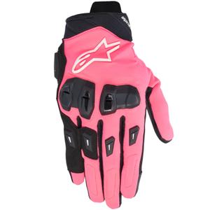 Guanti da moto Alpinestars STELLA SP X 3 da donna rosa-nero-bianco