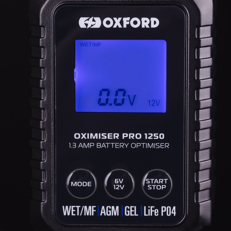 Caricabatterie Oxford Oximiser Pro 1250 1,3 A, 6/12 V, 3,5-40 Ah