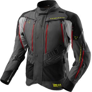Giacca da moto Rebelhorn Hardy 3.0 antracite-grigio-giallo