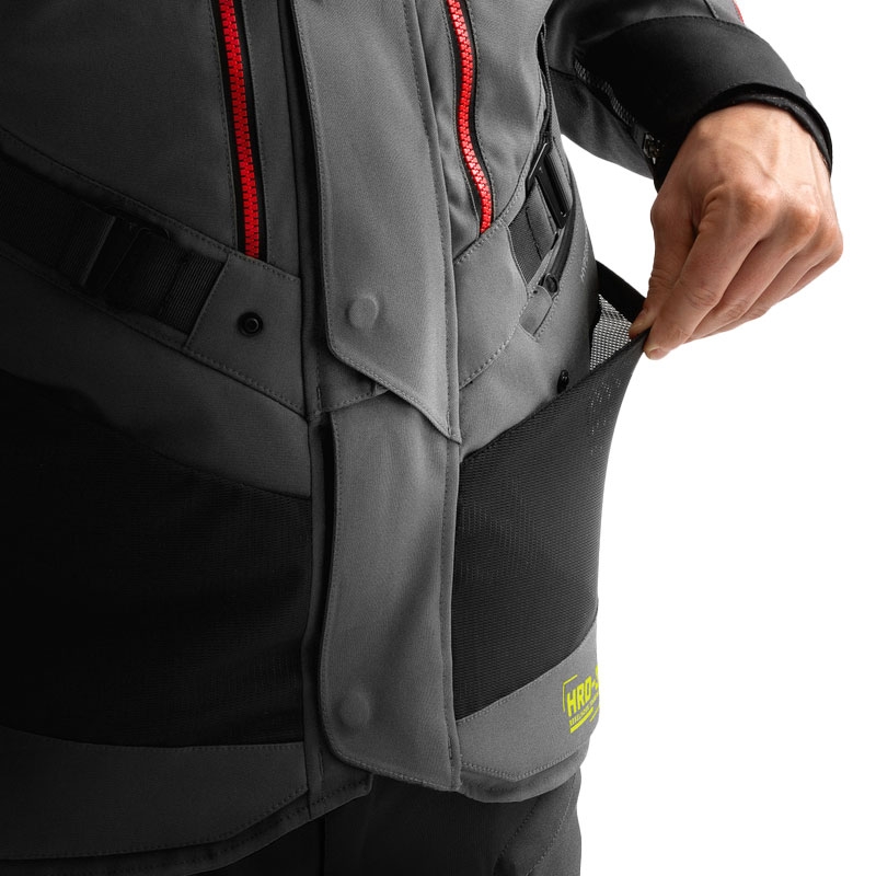 Giacca da moto Rebelhorn Hardy 3.0 antracite-grigio-giallo