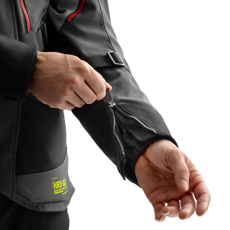 Giacca da moto Rebelhorn Hardy 3.0 antracite-grigio-giallo