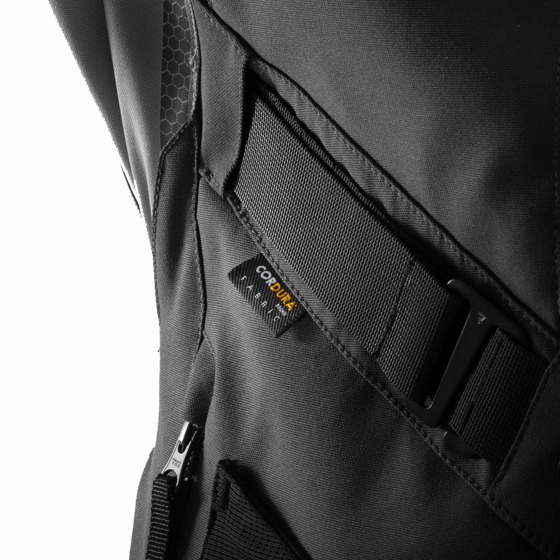 Giacca da moto Rebelhorn Hardy 3.0 antracite-grigio-giallo