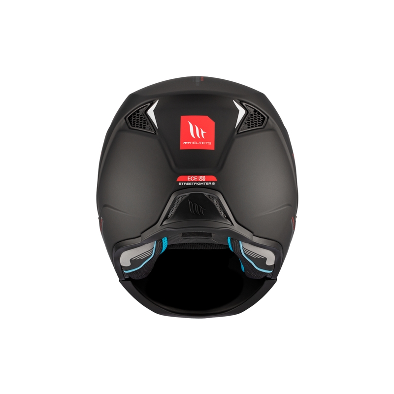 Casco jet con maschera MT Streetfighter SV S Solid A1 nero opaco con visiera iridium