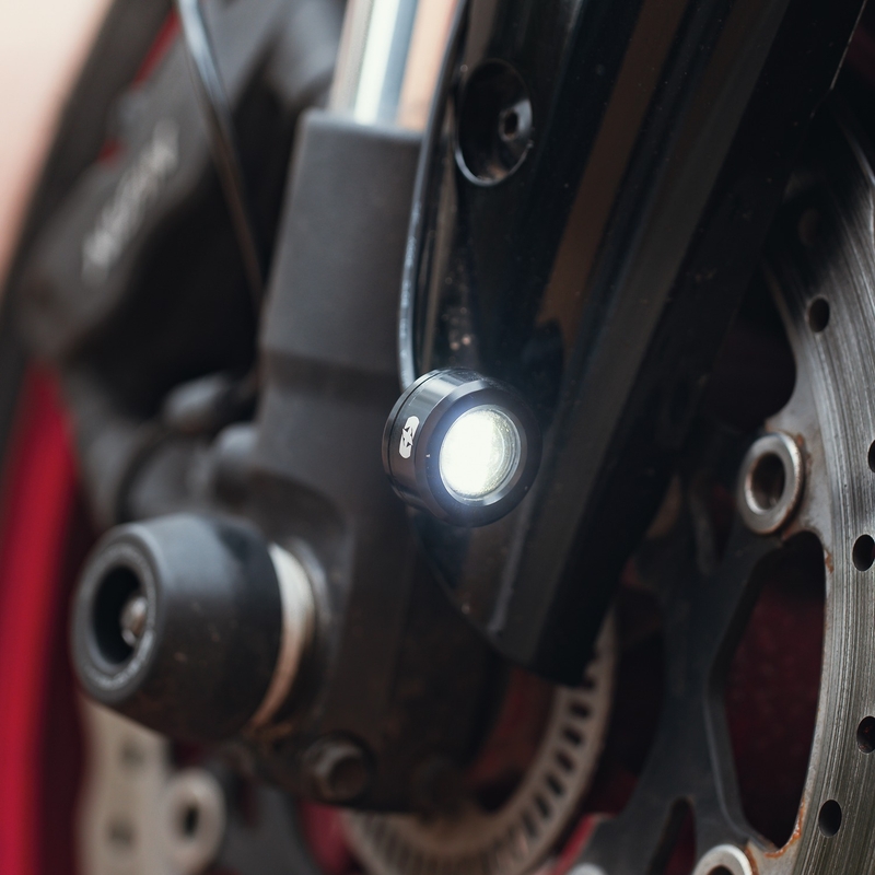 Luci supplementari Oxford Run light set anteriore nero