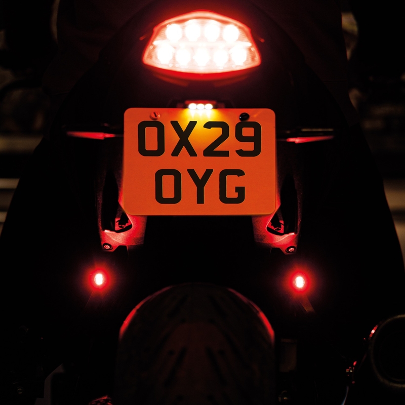Luci supplementari Oxford Run light set posteriore nero