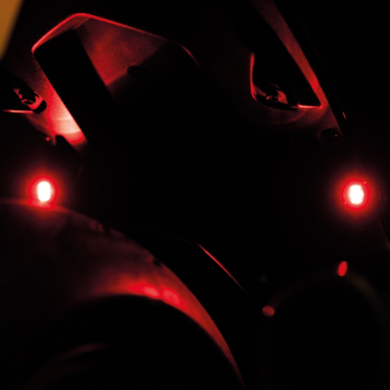 Luci supplementari Oxford Run light set posteriore nero