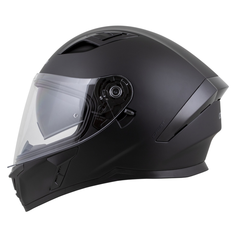 Casco integrale Cassida Orbit Solid nero opaco-nero