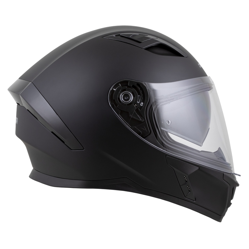Casco integrale Cassida Orbit Solid nero opaco-nero