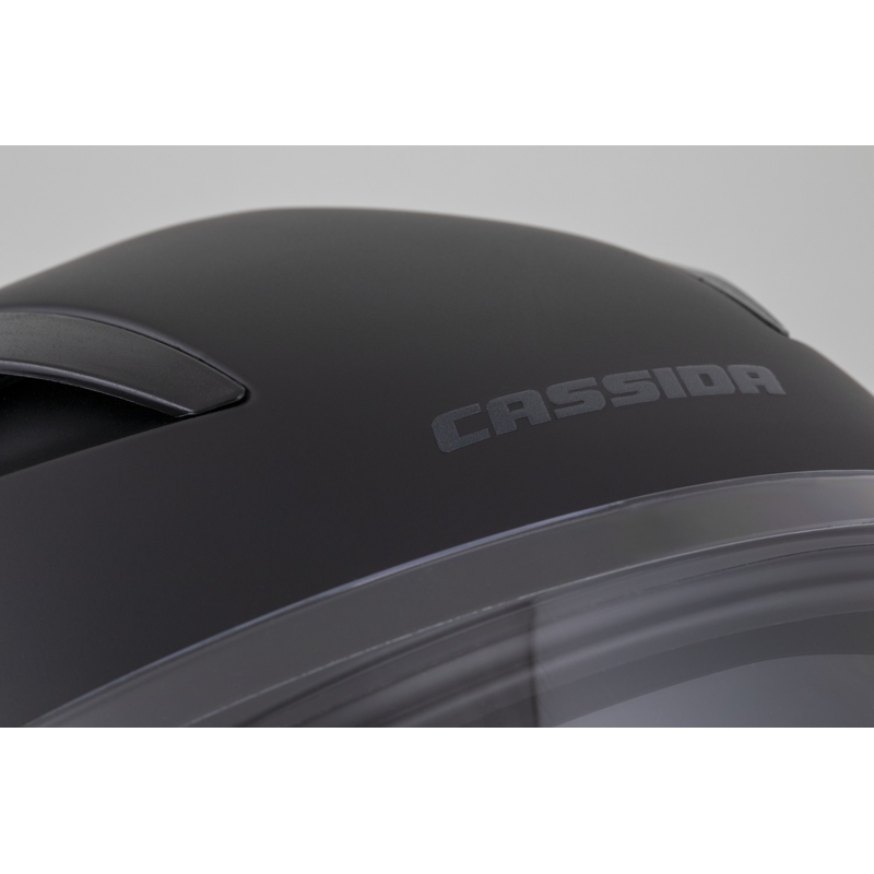 Casco integrale Cassida Orbit Solid nero opaco-nero